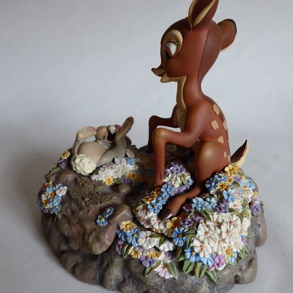 NEW 2001 DISNEY MARKRITA 60 BAMBI THUMPER FIGURE & HIDDEN PIN DRAWER - Picture 5 of 16